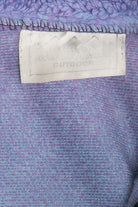 Vintage Black Mountain Outdoor Scenic Wraparound Print Fleece Zip-Up (1990s)