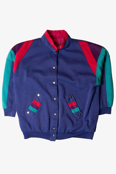 Vintage Pink & Blue Color Block Reversible Jacket (1990s) – Ragstock