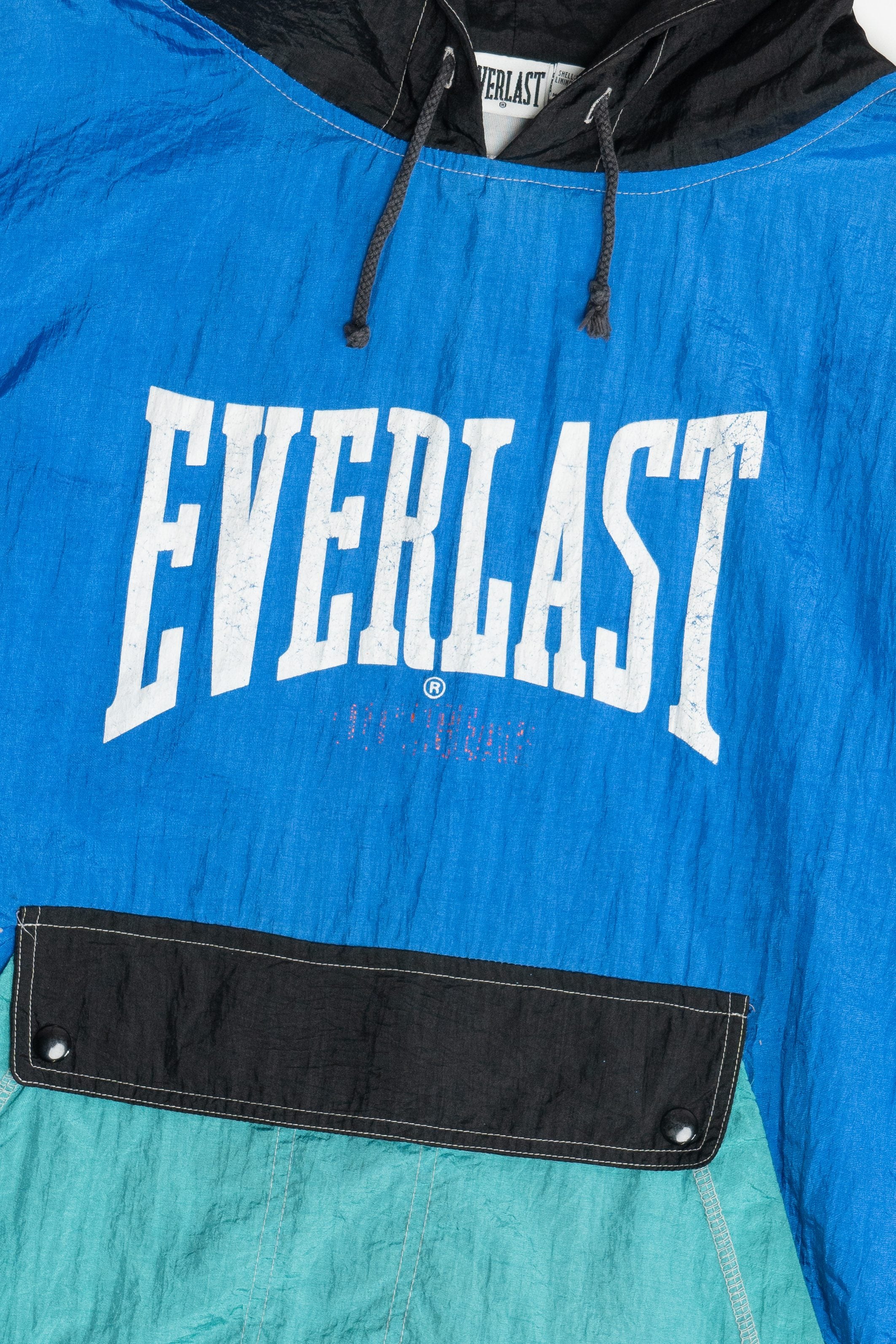 Vintage Everlast Colorblock Windbreaker Hoodie (1990s) – Ragstock
