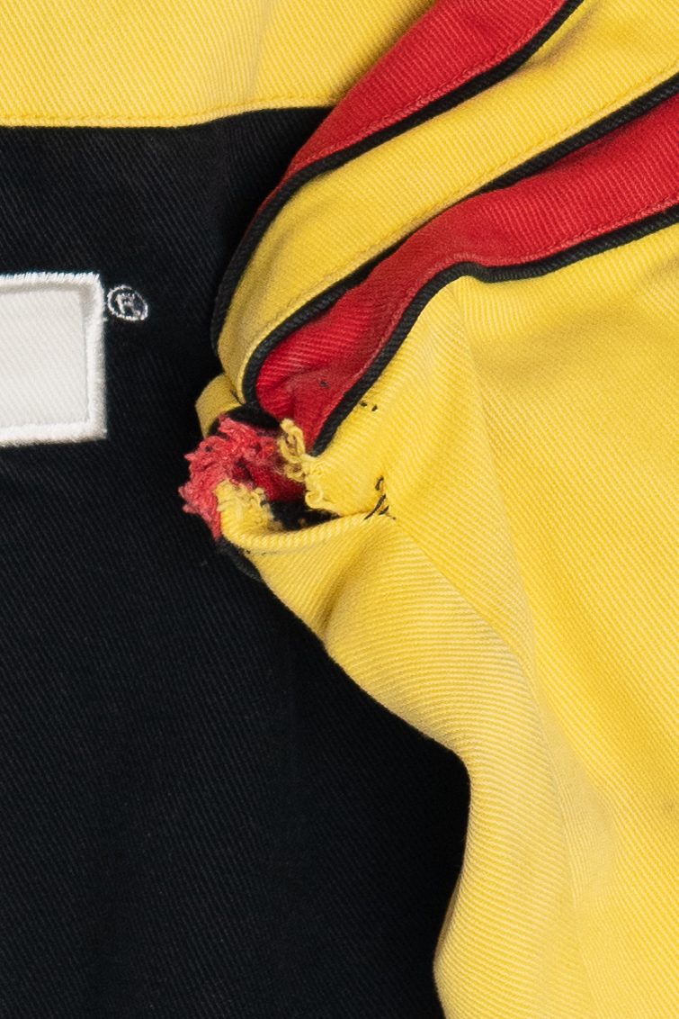 Vintage NASCAR CAT #22 Bill Davis Embroidered Racing Jacket (1990s)