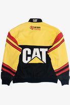 Vintage NASCAR CAT #22 Bill Davis Embroidered Racing Jacket (1990s)