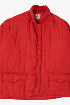 Vintage Red Zerowear Quilted Puffer Jacket (1980s)