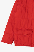Vintage Red Zerowear Quilted Puffer Jacket (1980s)