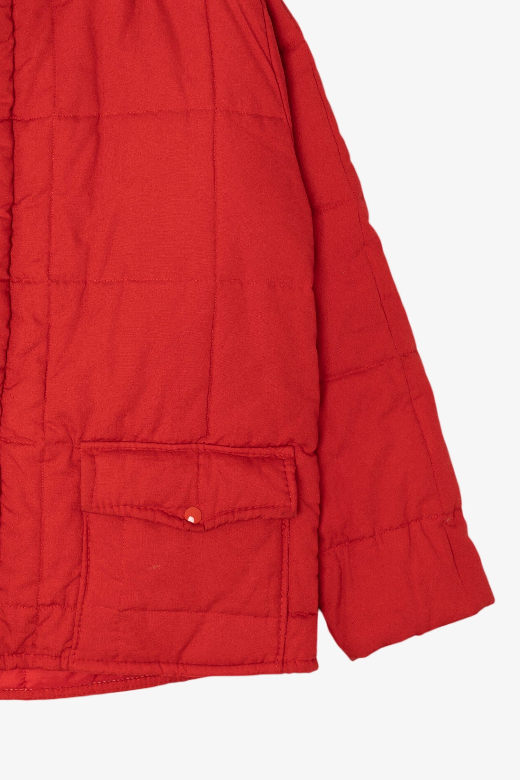 Vintage Red Zerowear Quilted Puffer Jacket (1980s)
