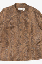 Vintage Alfred Dunner Snakeskin Print Lightweight Jacket (2000s)