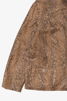 Vintage Alfred Dunner Snakeskin Print Lightweight Jacket (2000s)