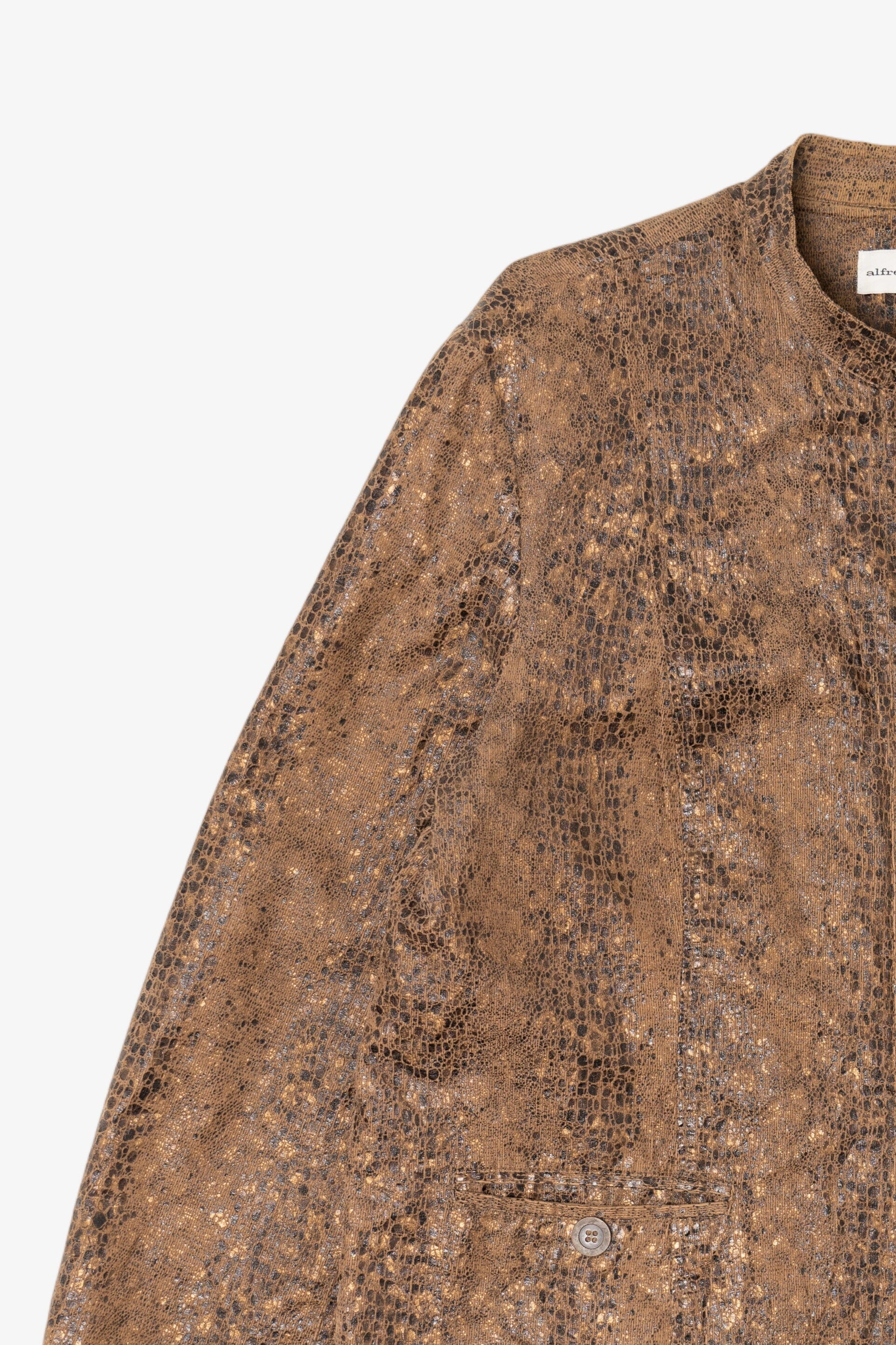 Vintage Alfred Dunner Snakeskin Print Lightweight Jacket (2000s)