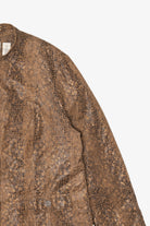 Vintage Alfred Dunner Snakeskin Print Lightweight Jacket (2000s)