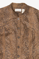 Vintage Alfred Dunner Snakeskin Print Lightweight Jacket (2000s)