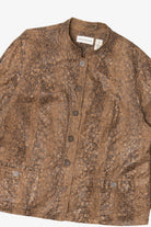 Vintage Alfred Dunner Snakeskin Print Lightweight Jacket (2000s)