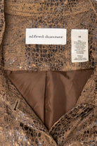 Vintage Alfred Dunner Snakeskin Print Lightweight Jacket (2000s)
