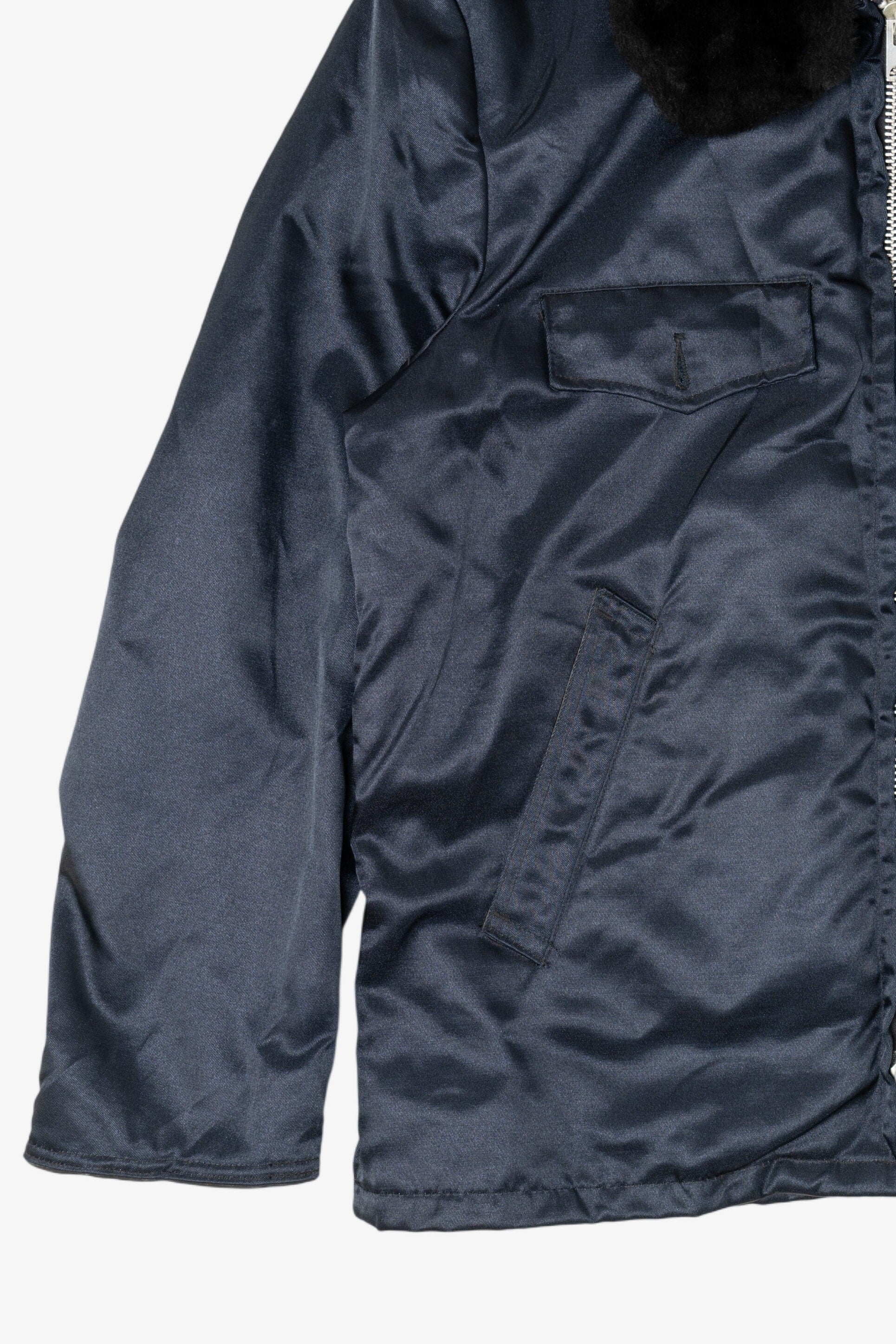 Vintage Navy Blue Tuffy Topper Security Jacket (1970s)