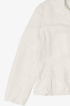 Vintage White Talbots Lightweight Irish Linen Blend Jacket (2000s)