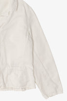 Vintage White Talbots Lightweight Irish Linen Blend Jacket (2000s)