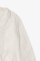 Vintage White Talbots Lightweight Irish Linen Blend Jacket (2000s)