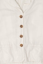Vintage White Talbots Lightweight Irish Linen Blend Jacket (2000s)