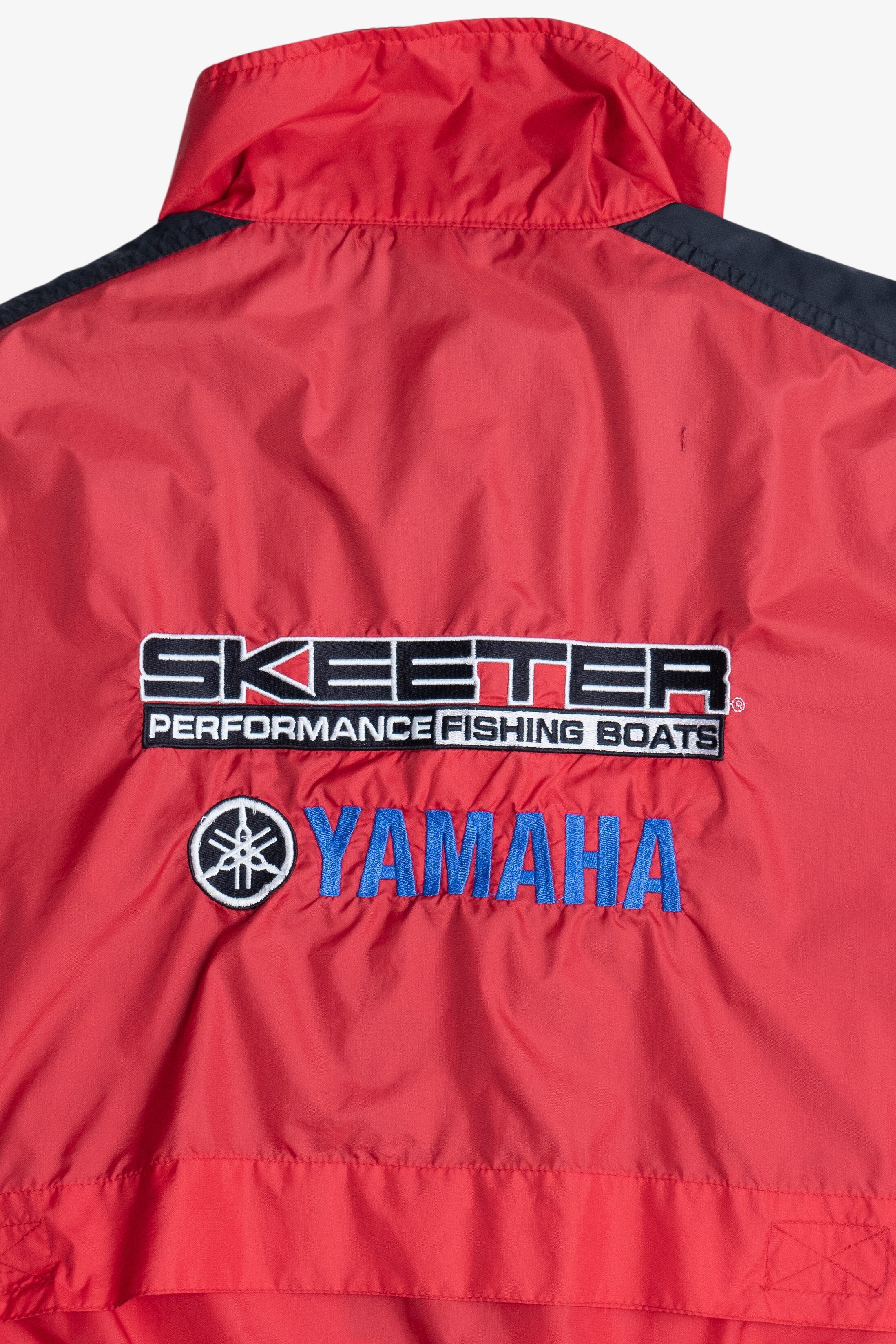 Vintage Yamaha Skeeter Fishing Boats Embroidered Patch Lightweight Jacket (1990s)