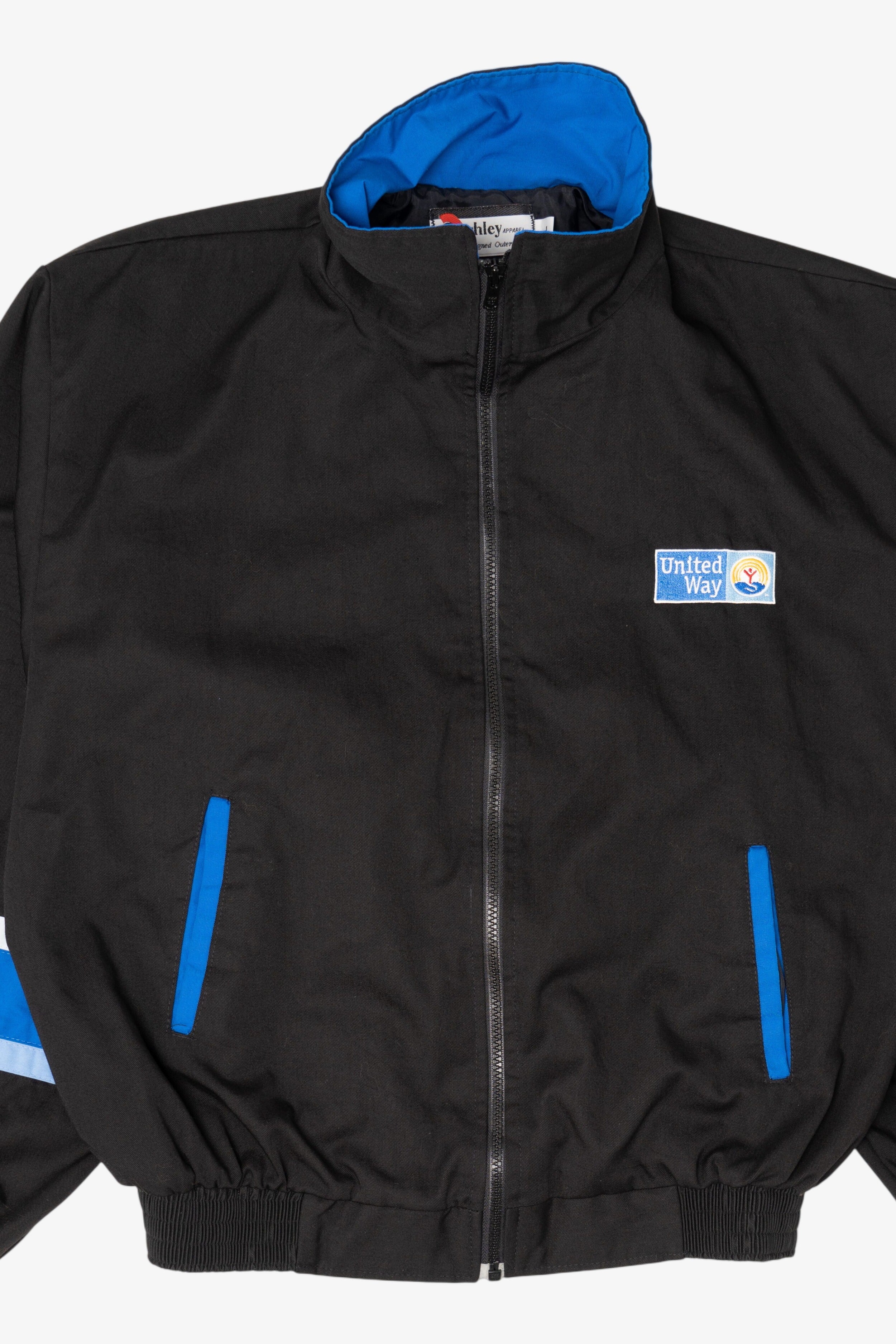 Vintage United Way Black Lightweight Jacket (1990s)