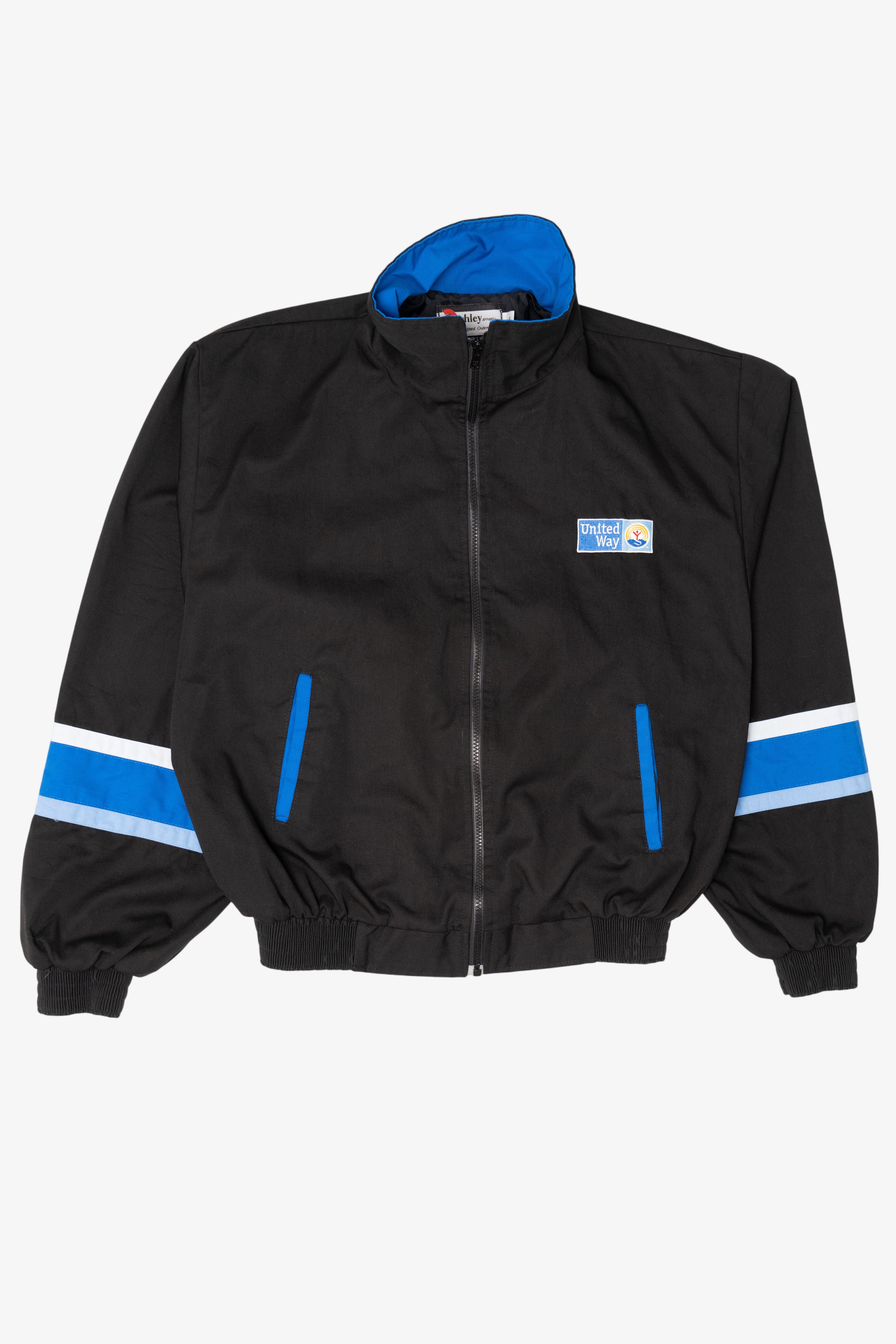Vintage United Way Black Lightweight Jacket (1990s)