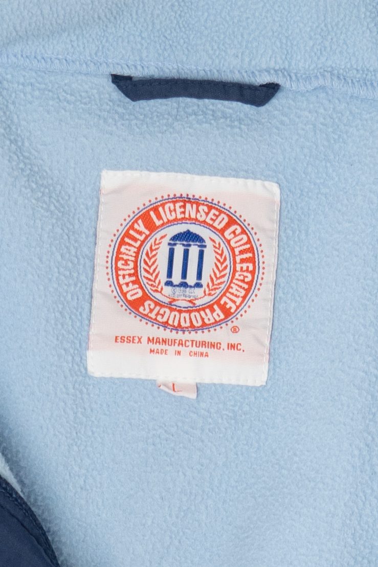 Vintage North Carolina Tar Heels Blue Color Block Jacket (1990s)