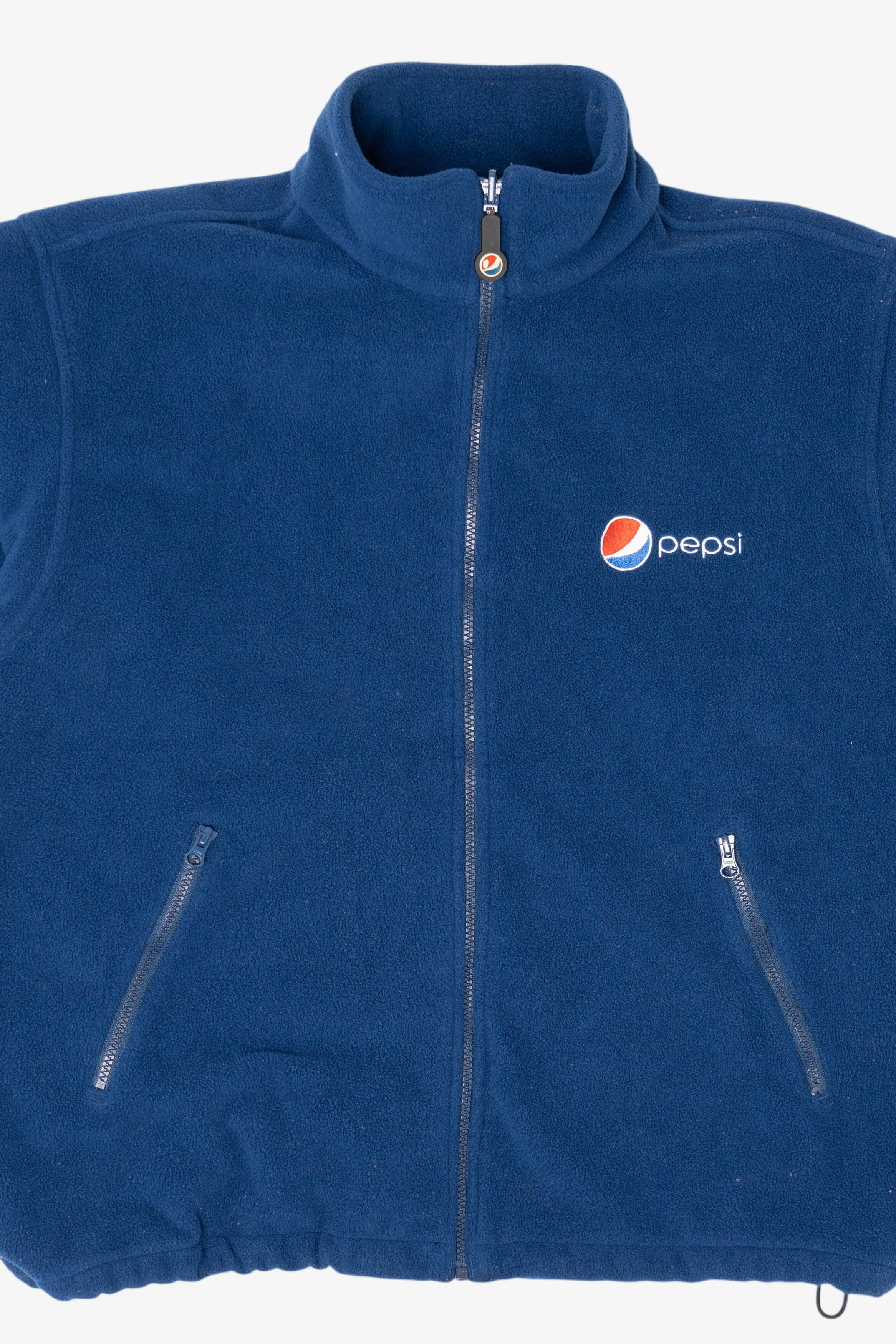 Vintage Navy Blue Pepsi Fleece Jacket (1990s)