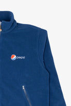 Vintage Navy Blue Pepsi Fleece Jacket (1990s)