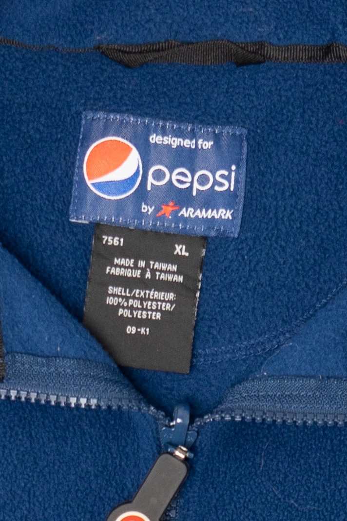 Vintage Navy Blue Pepsi Fleece Jacket (1990s)