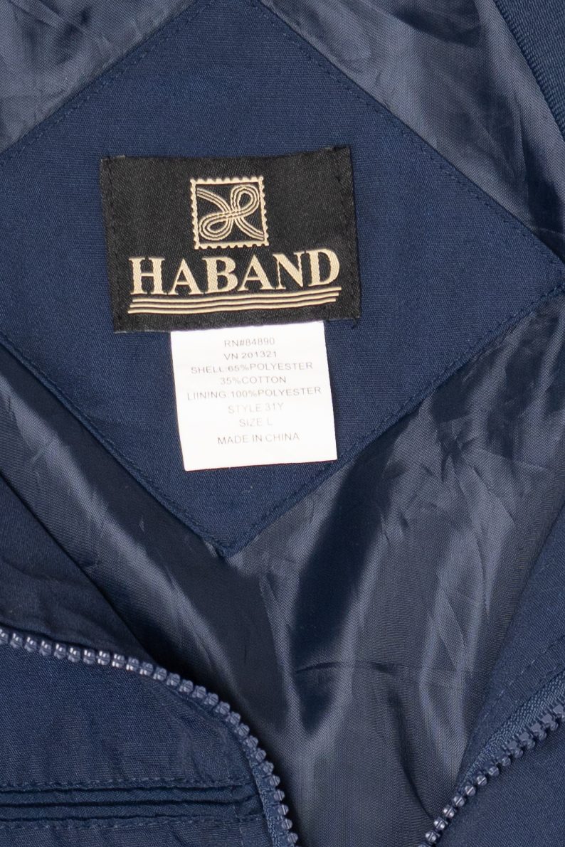 Vintage Navy Blue Haband Lightweight Jacket (1990s)