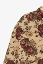 Vintage Beige Floral  Lemon Grass Studio Tapestry Jacket (1990s)