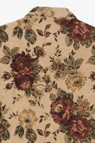 Vintage Beige Floral  Lemon Grass Studio Tapestry Jacket (1990s)