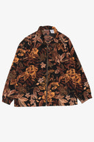 Vintage Autumn Leaves Print Lightweight Jacket(1990s)