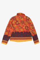 Vintage Y2k Orange-Red Floral Coldwater Creek Jacket (2000s)