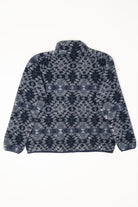 Navy Blue Aztec Pattern Columbia Fleece Jacket (2020s)