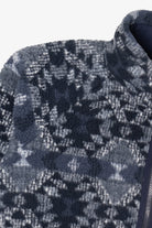 Navy Blue Aztec Pattern Columbia Fleece Jacket (2020s)