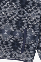 Navy Blue Aztec Pattern Columbia Fleece Jacket (2020s)