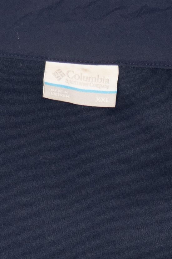 Navy Blue Aztec Pattern Columbia Fleece Jacket (2020s)
