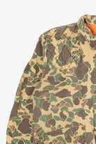 Vintage Khaki Camouflage Hunting Jacket (1970s)