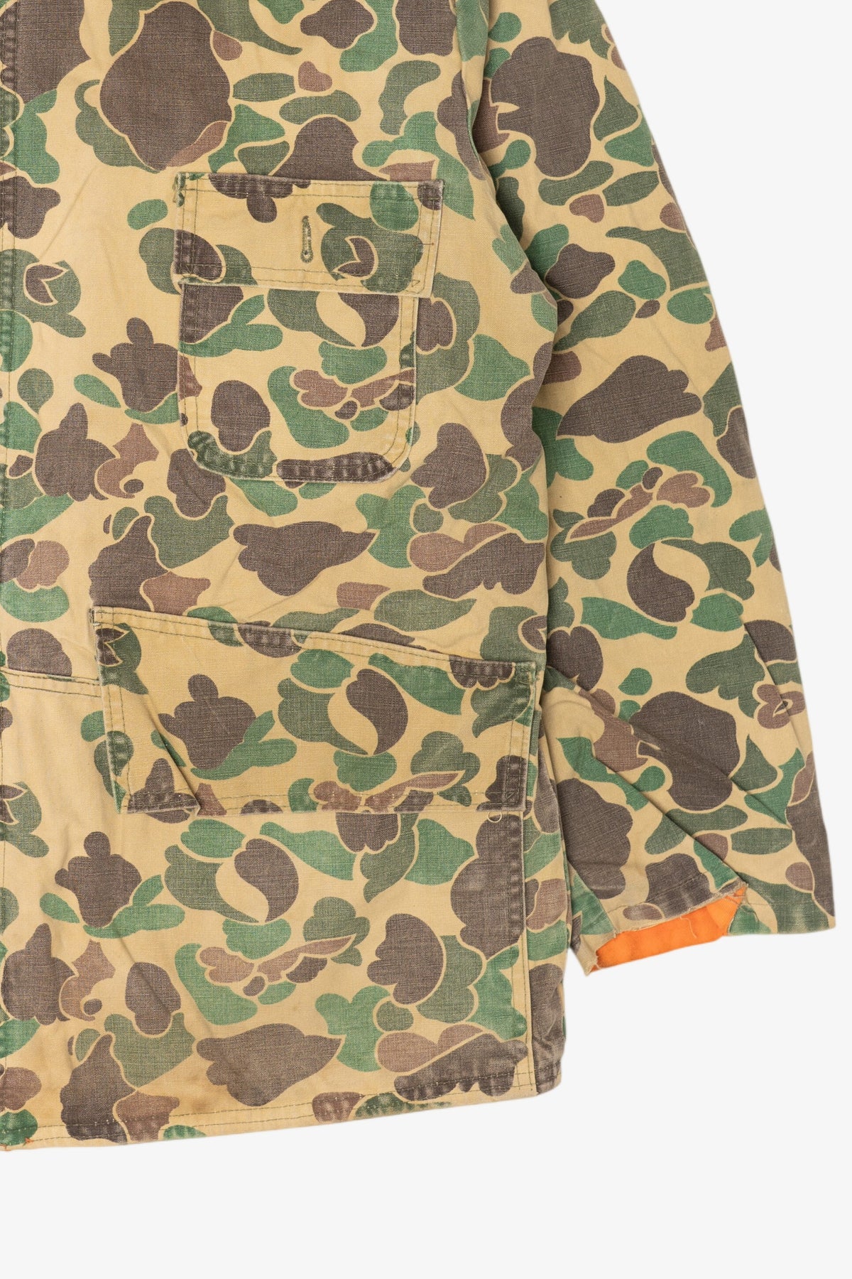 Vintage Khaki Camouflage Hunting Jacket (1970s)