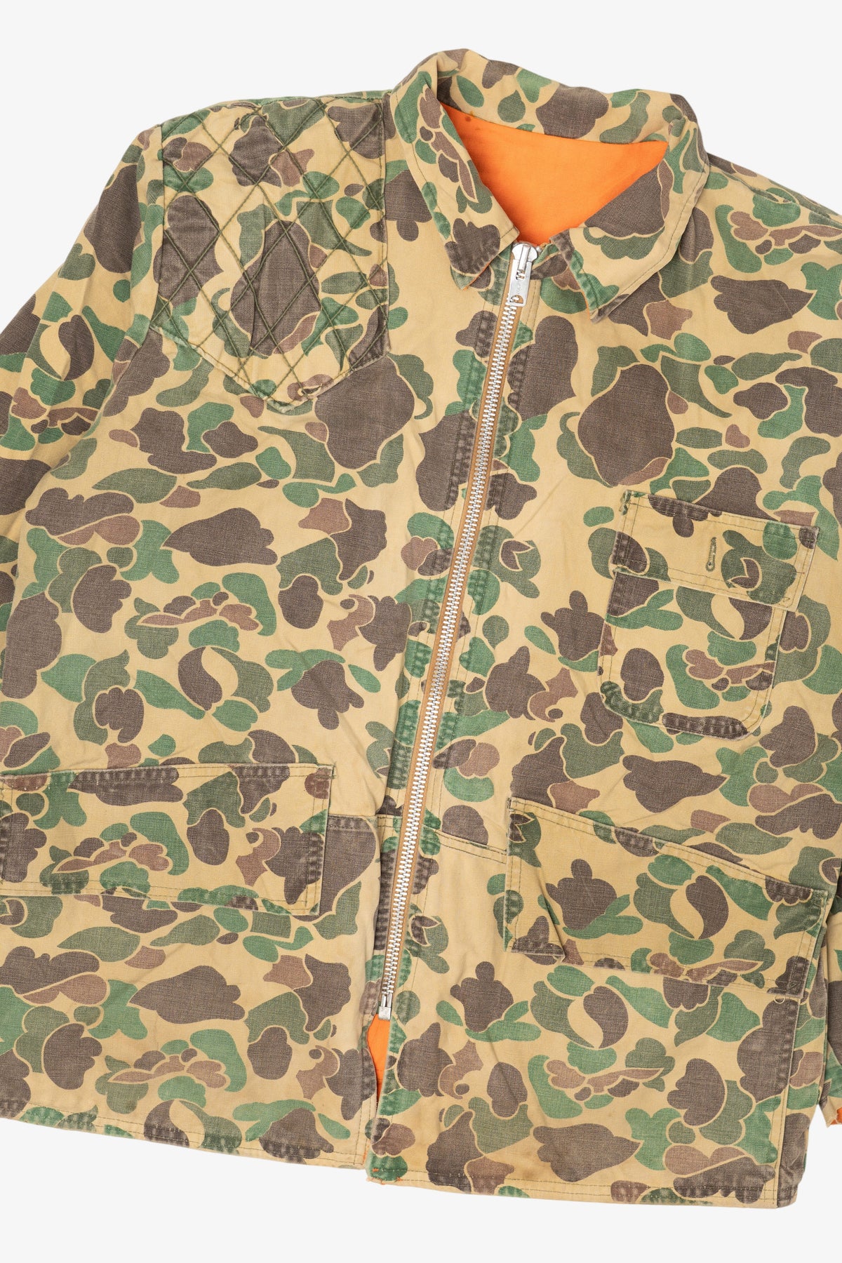 Vintage Khaki Camouflage Hunting Jacket (1970s)