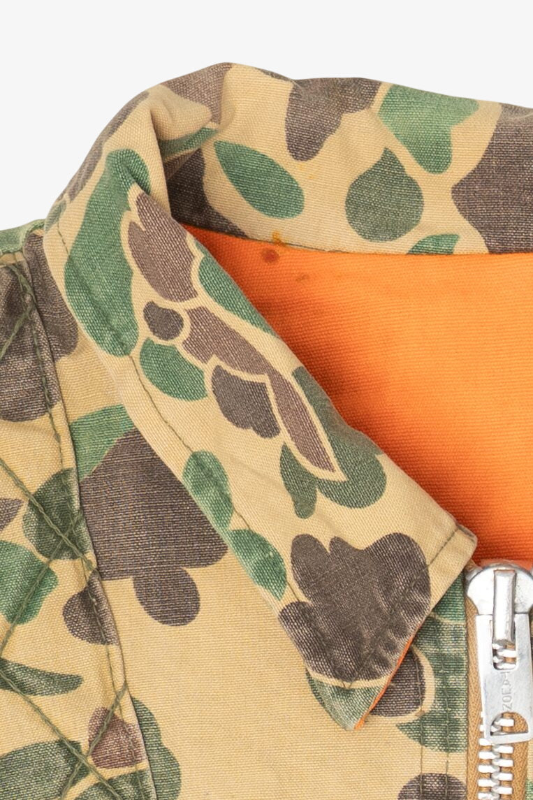 Vintage Khaki Camouflage Hunting Jacket (1970s)