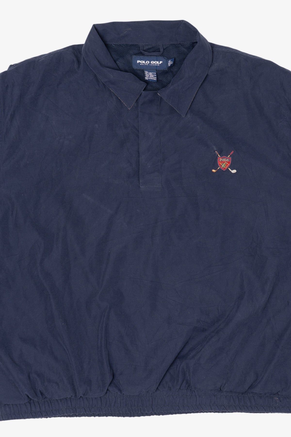 Vintage Navy Blue Polo Golf Ralph Lauren Windbreaker Jacket (1990s)