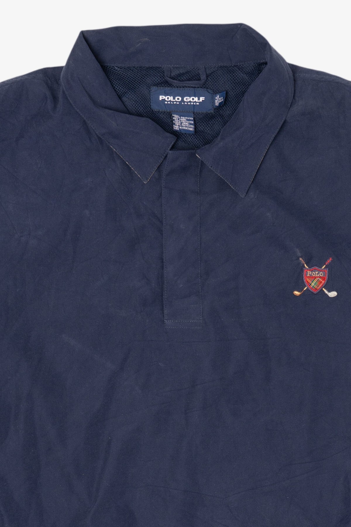 Vintage Navy Blue Polo Golf Ralph Lauren Windbreaker Jacket (1990s)