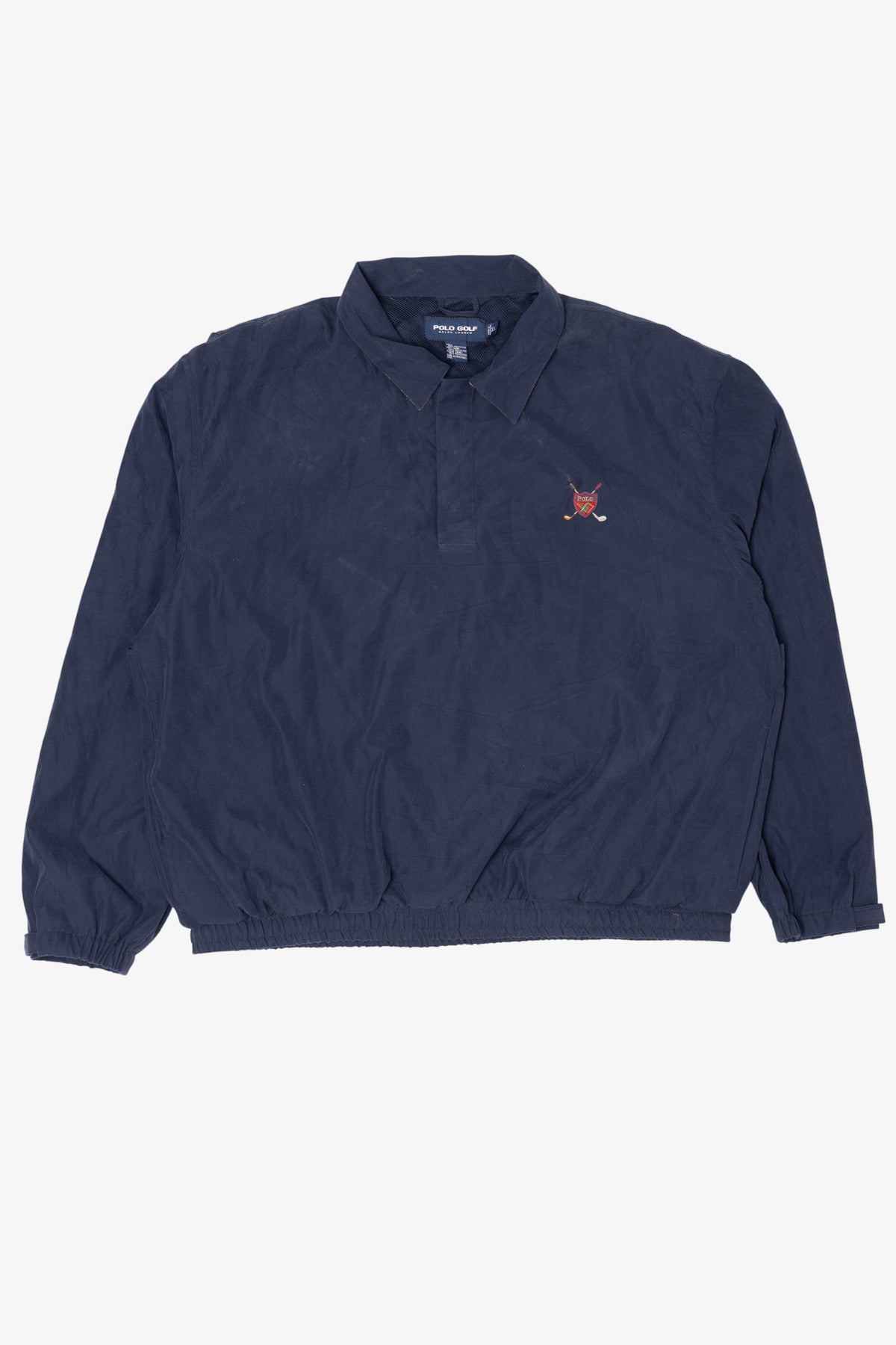 Vintage Navy Blue Polo Golf Ralph Lauren Windbreaker Jacket (1990s)