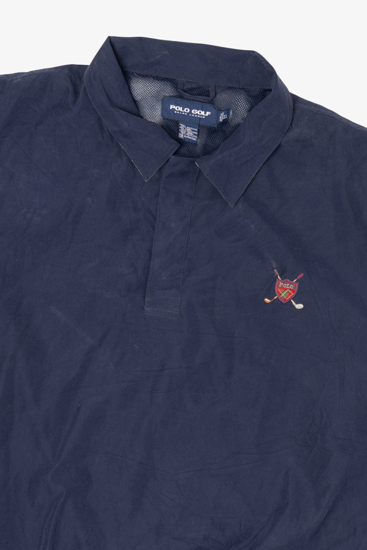 Vintage Navy Blue Polo Golf Ralph Lauren Windbreaker Jacket (1990s)