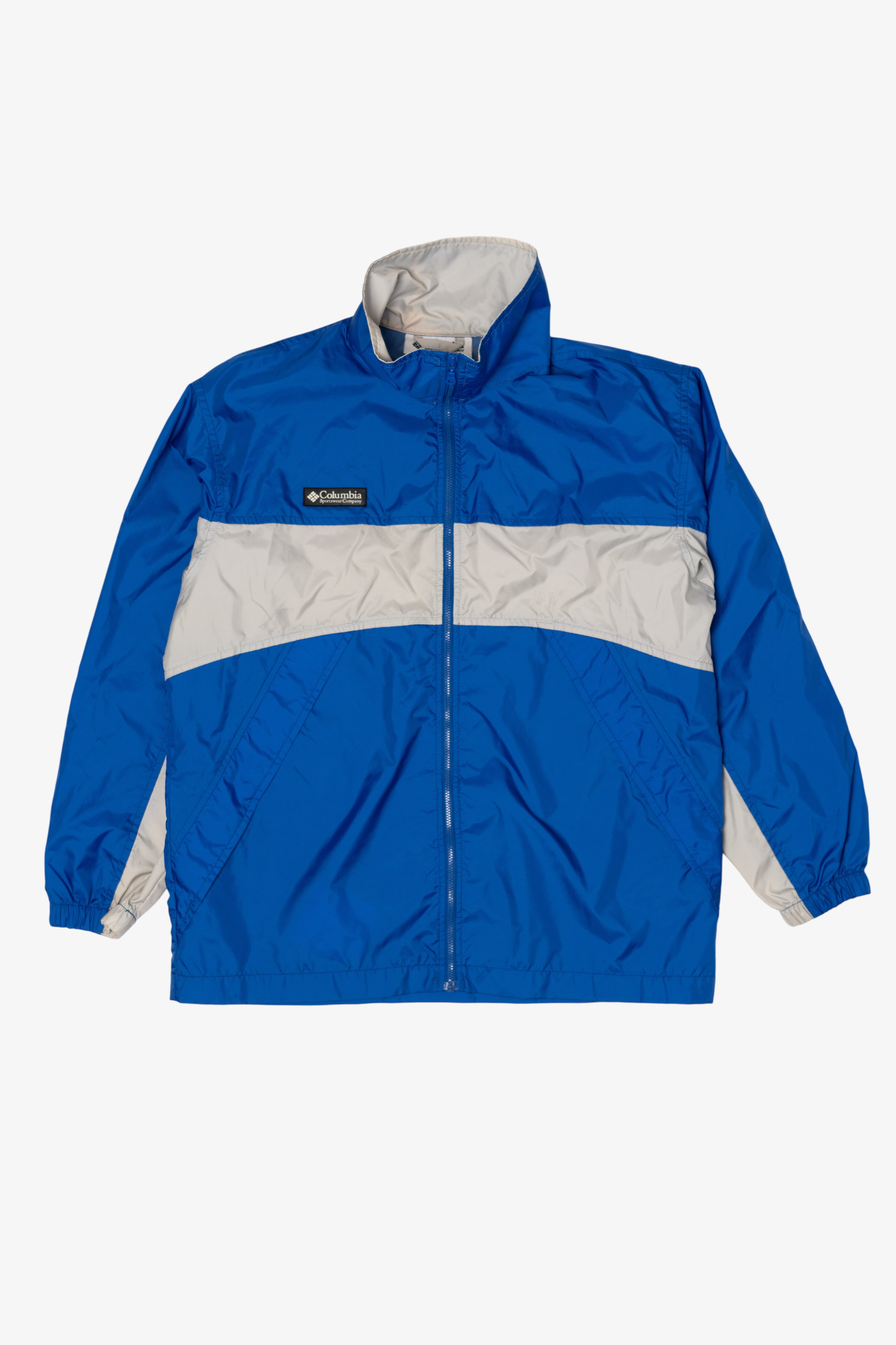 Vintage Blue Columbia Windbreaker Jacket (2000s)