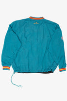 Vintage Teal Detroit Pistons Champion Pullover Jacket (1990s)