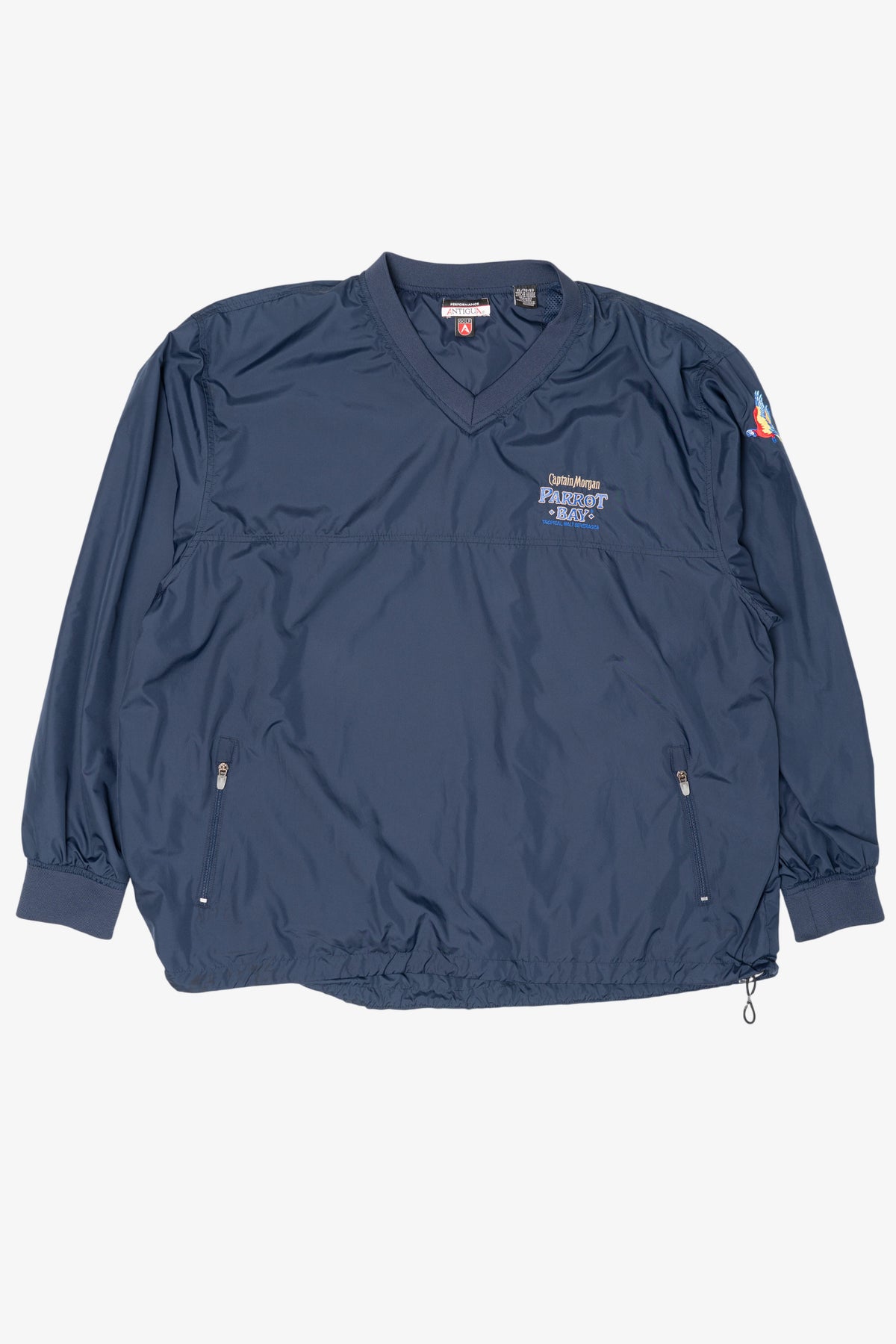 Vintage Captain Morgan's Parrot Bay Windbreaker Pullover Jacket (1990s)