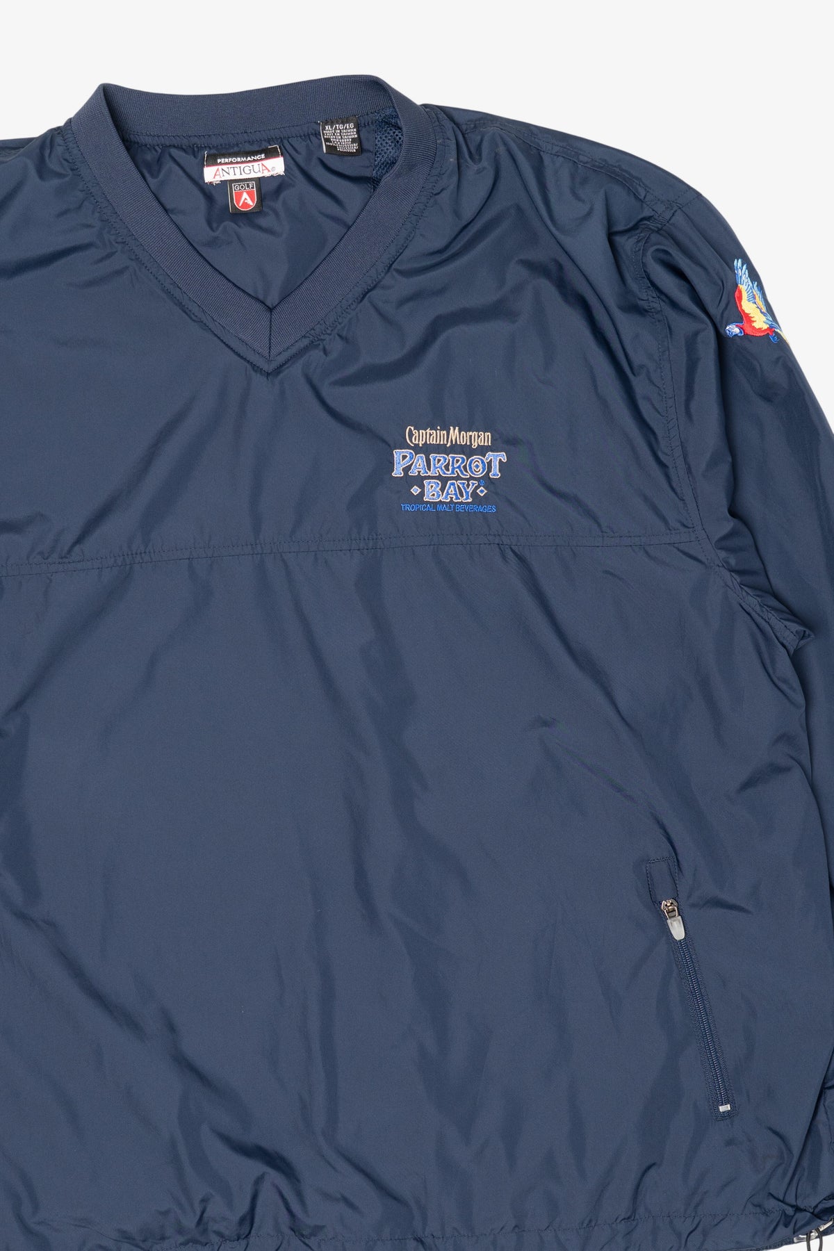 Vintage Captain Morgan's Parrot Bay Windbreaker Pullover Jacket (1990s)