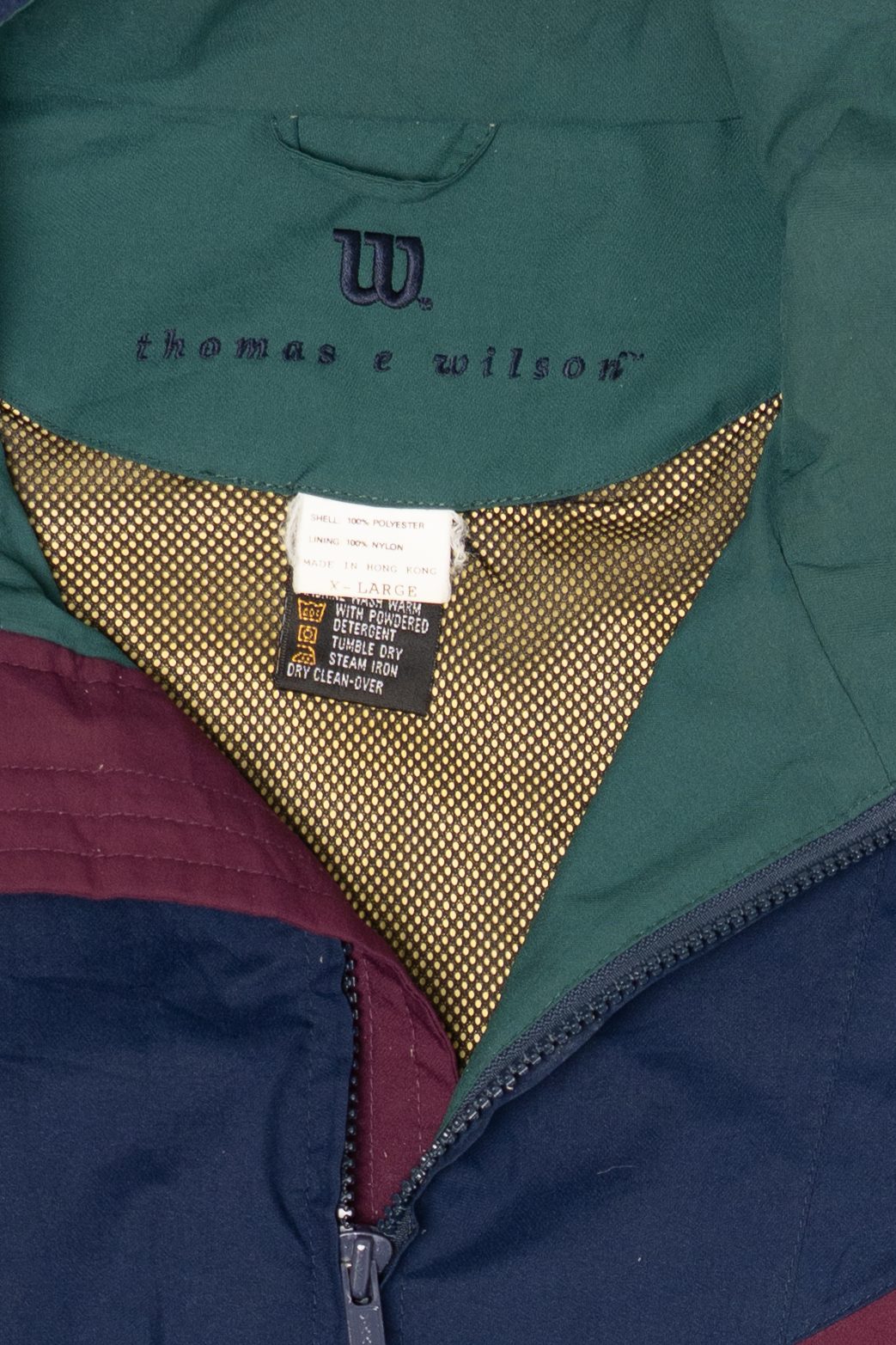 Vintage Color Block Thomas E Wilson Windbreaker Jacket (1990s)