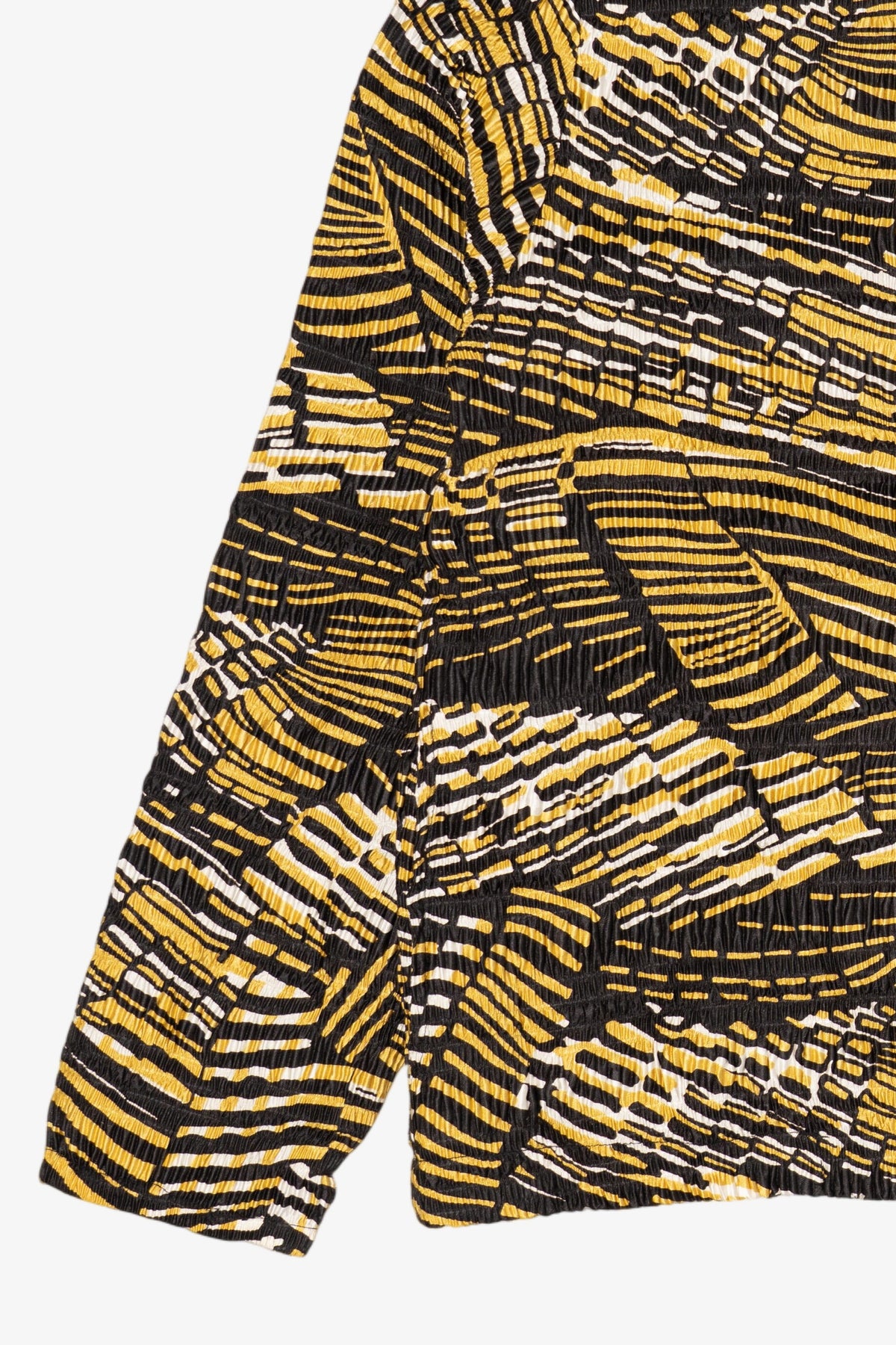 Vintage Black And Yellow Pleat Pleat By Rafael Full Zip Jacket (1990s)